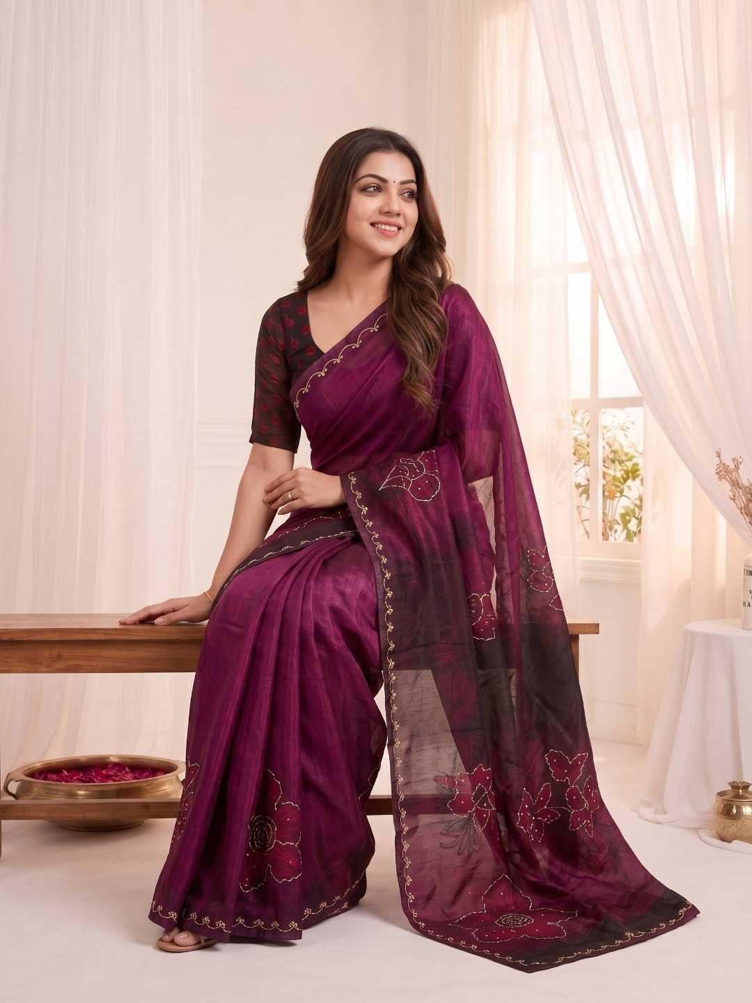 YNF Wholesale Satin Silk Soft Silk Sarees  | Surat Manufacturer