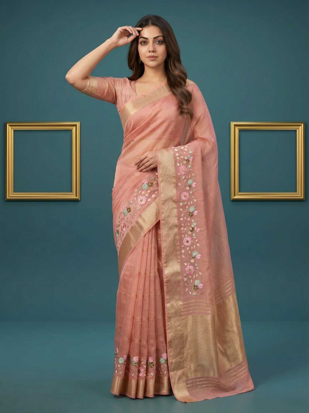 YNF Wholesale Organza Designer Sarees  | Surat Manufacturer