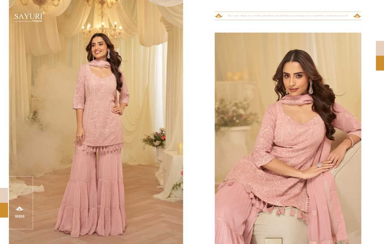 YNF Wholesale Georgette Sharara Salwar Suits  | Surat Manufacturer