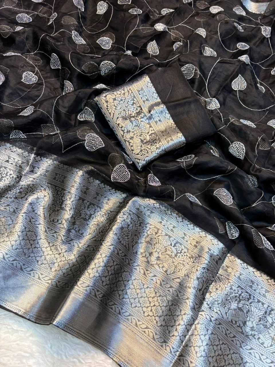 YNF Wholesale Organza Organza Sarees  | Surat Manufacturer