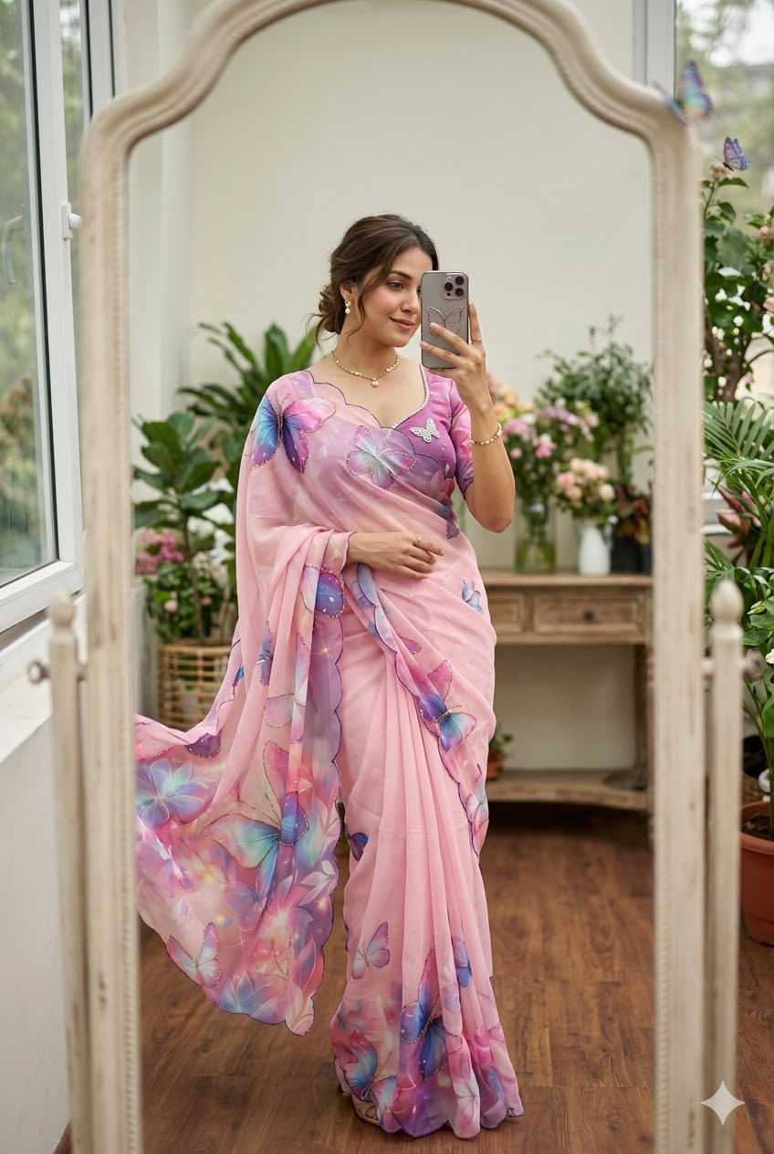 YNF Wholesale Chiffon Printed Sarees  | Surat Manufacturer