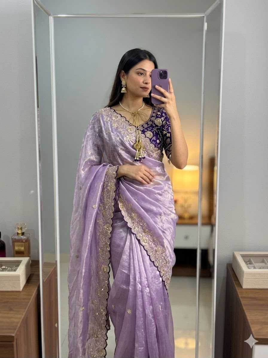 YNF Wholesale Rangoli Silk Sequin Sarees  | Surat Manufacturer