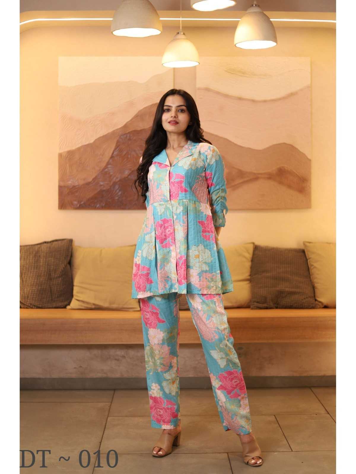 YNF Wholesale Muslin Silk Co-ord Set  | Surat Manufacturer