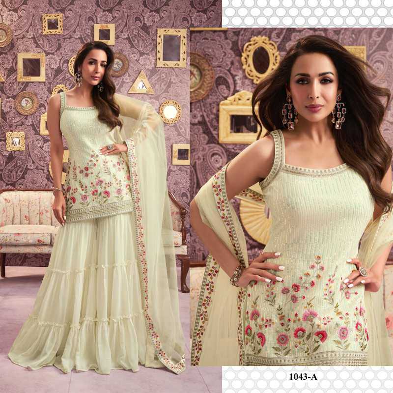 YNF Wholesale Faux Georgette Sharara Salwar Suits  | Surat Manufacturer