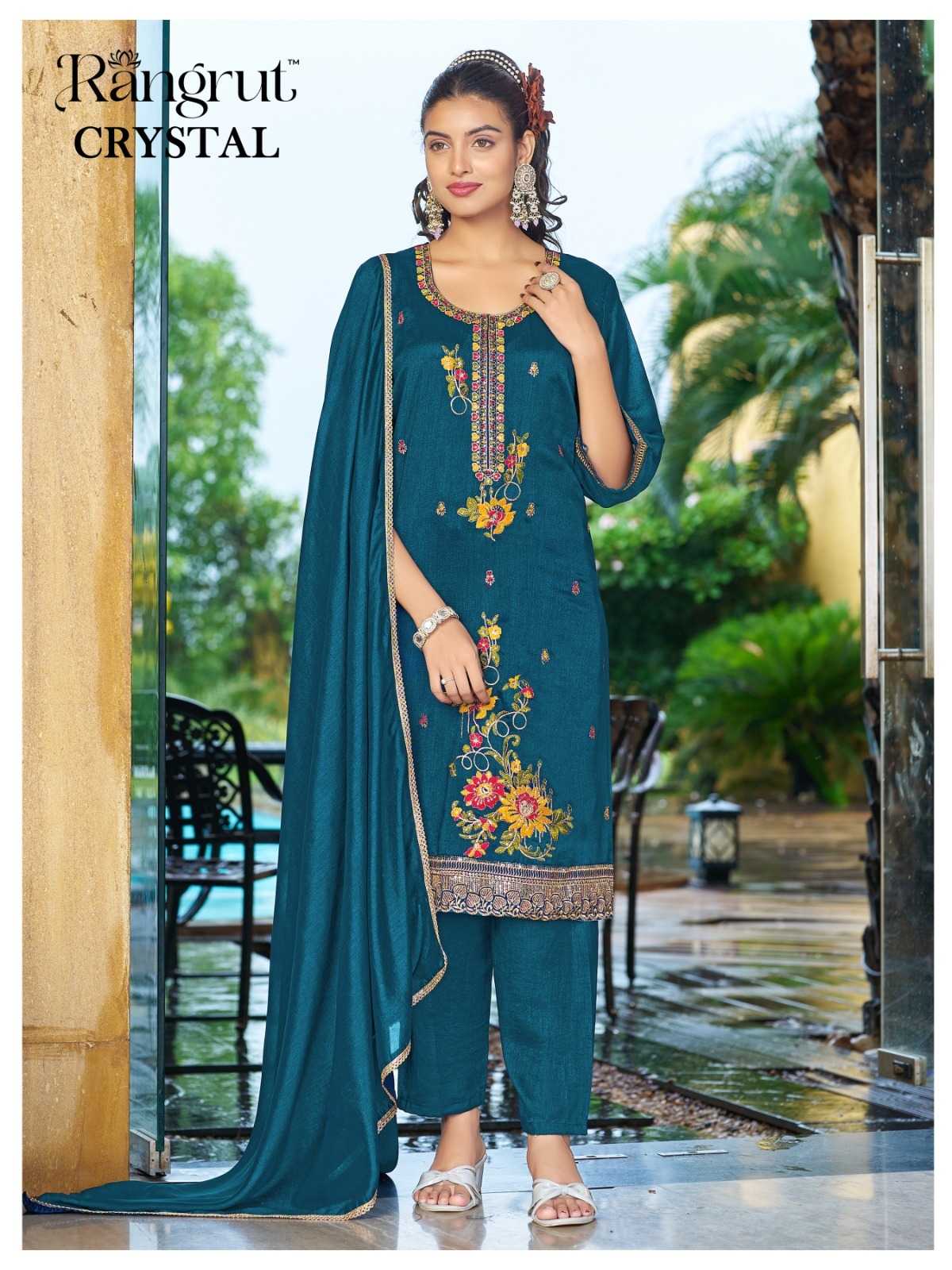 YNF Wholesale Vichitra Silk Ladies Silk Suit  | Surat Manufacturer