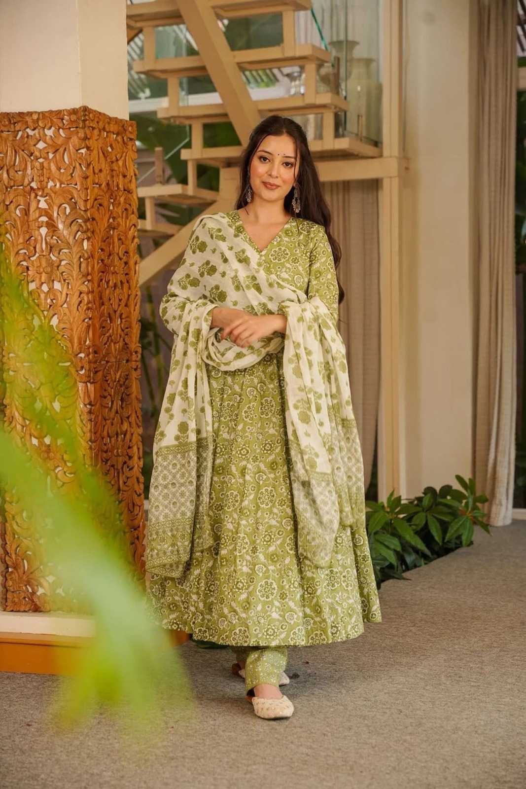YNF Wholesale Soft Cotton Silk Palazzo Suit  | Surat Manufacturer