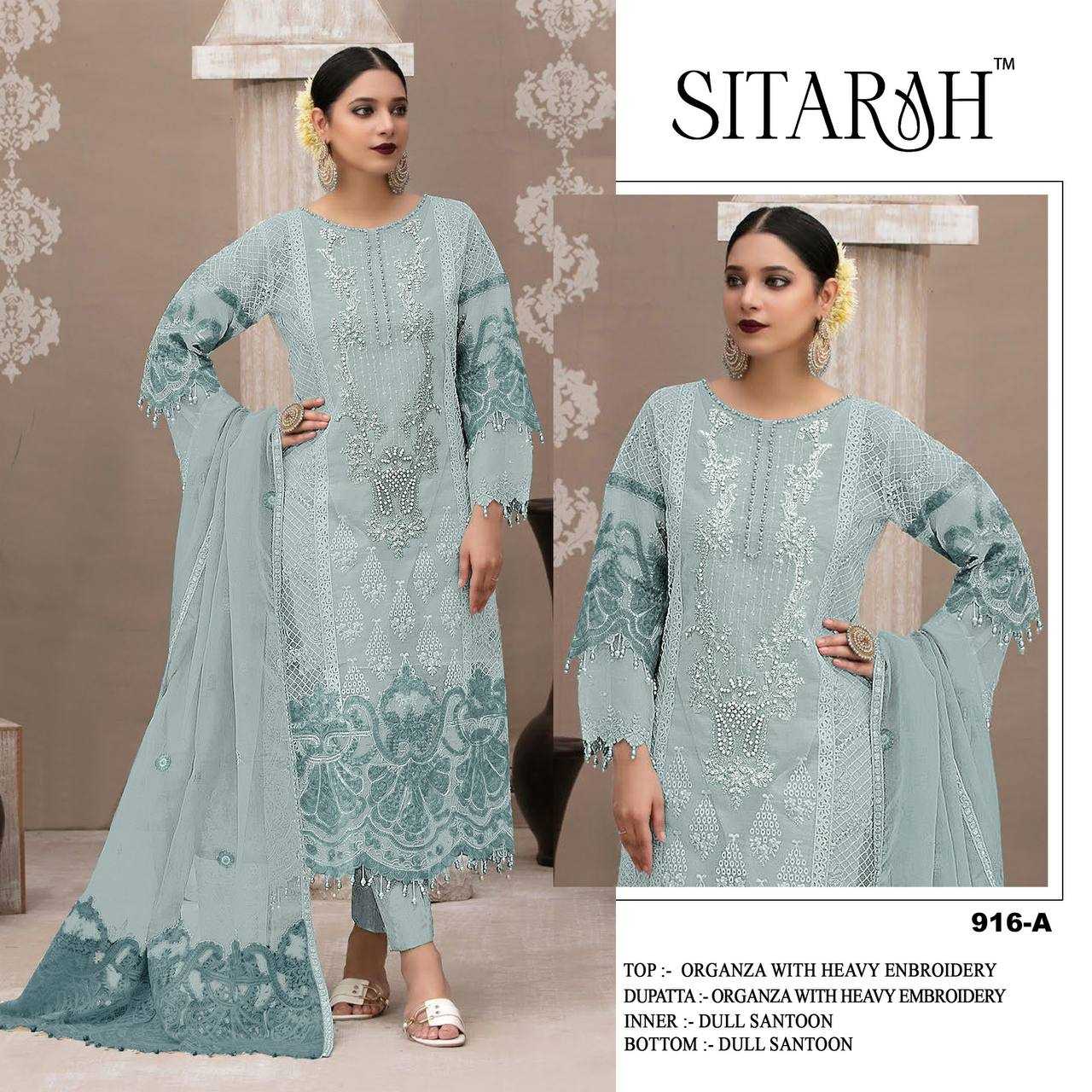 YNF Wholesale Organza Silk Ladies Silk Suit KESH744 SITARAH 916 | Surat Manufacturer