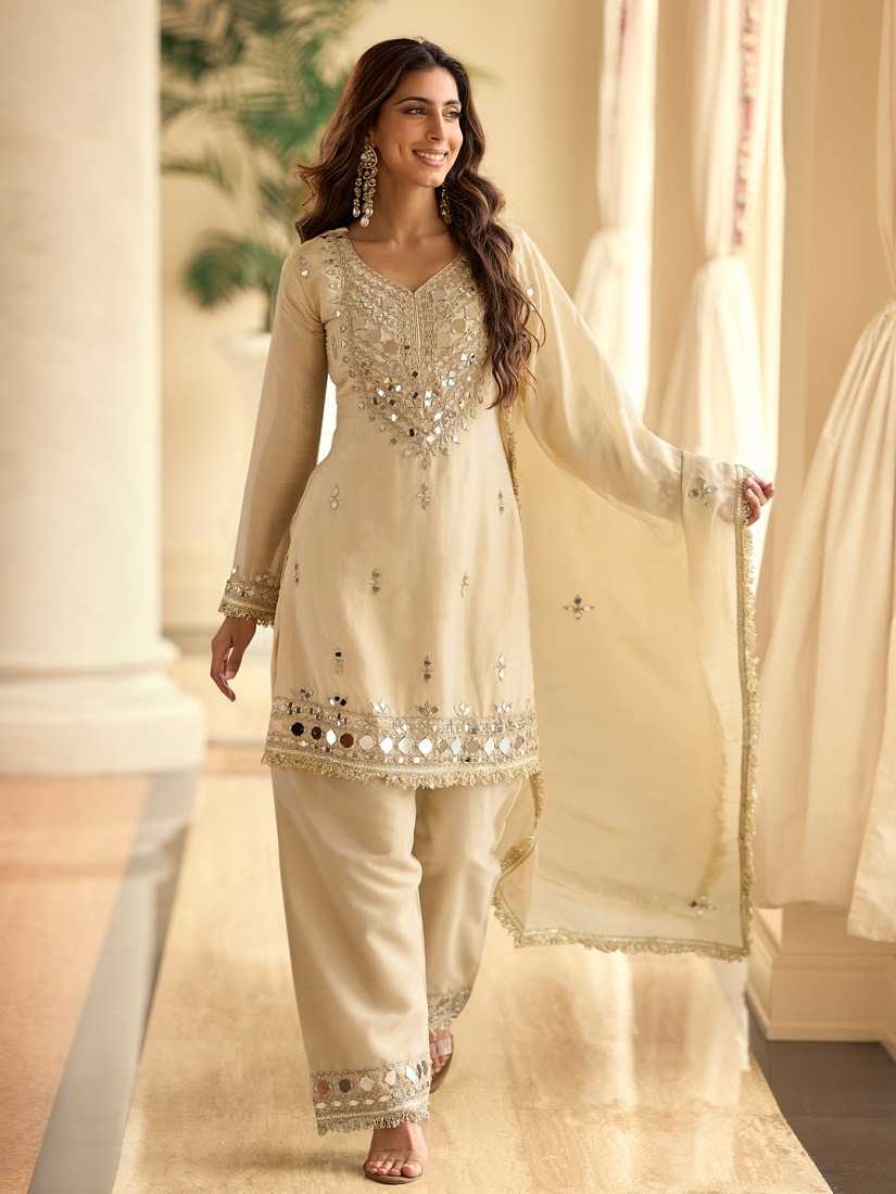 YNF Wholesale Vichitra Silk Ladies Silk Suit  | Surat Manufacturer
