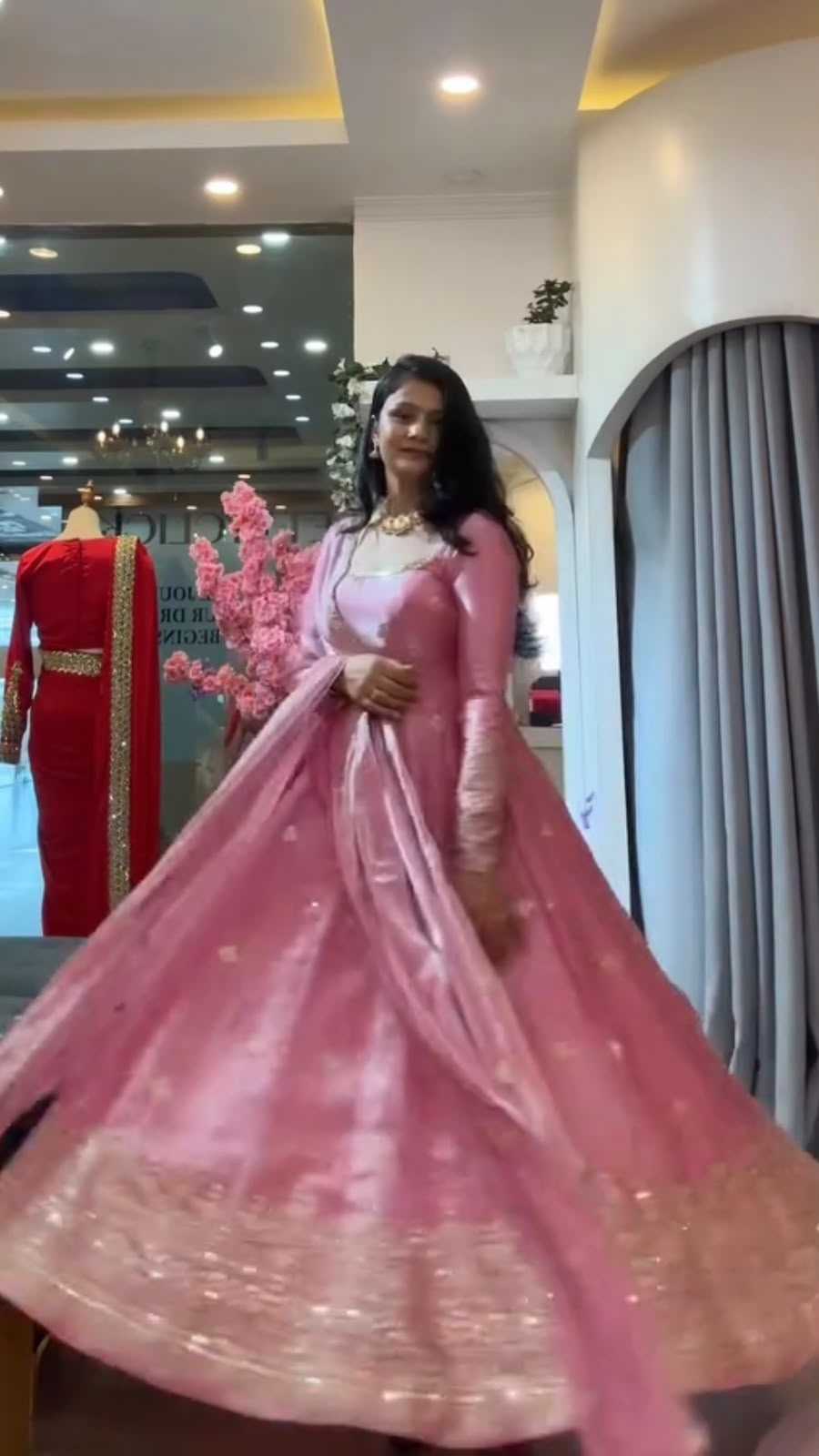 YNF Wholesale Silk Fancy Gowns  | Surat Manufacturer