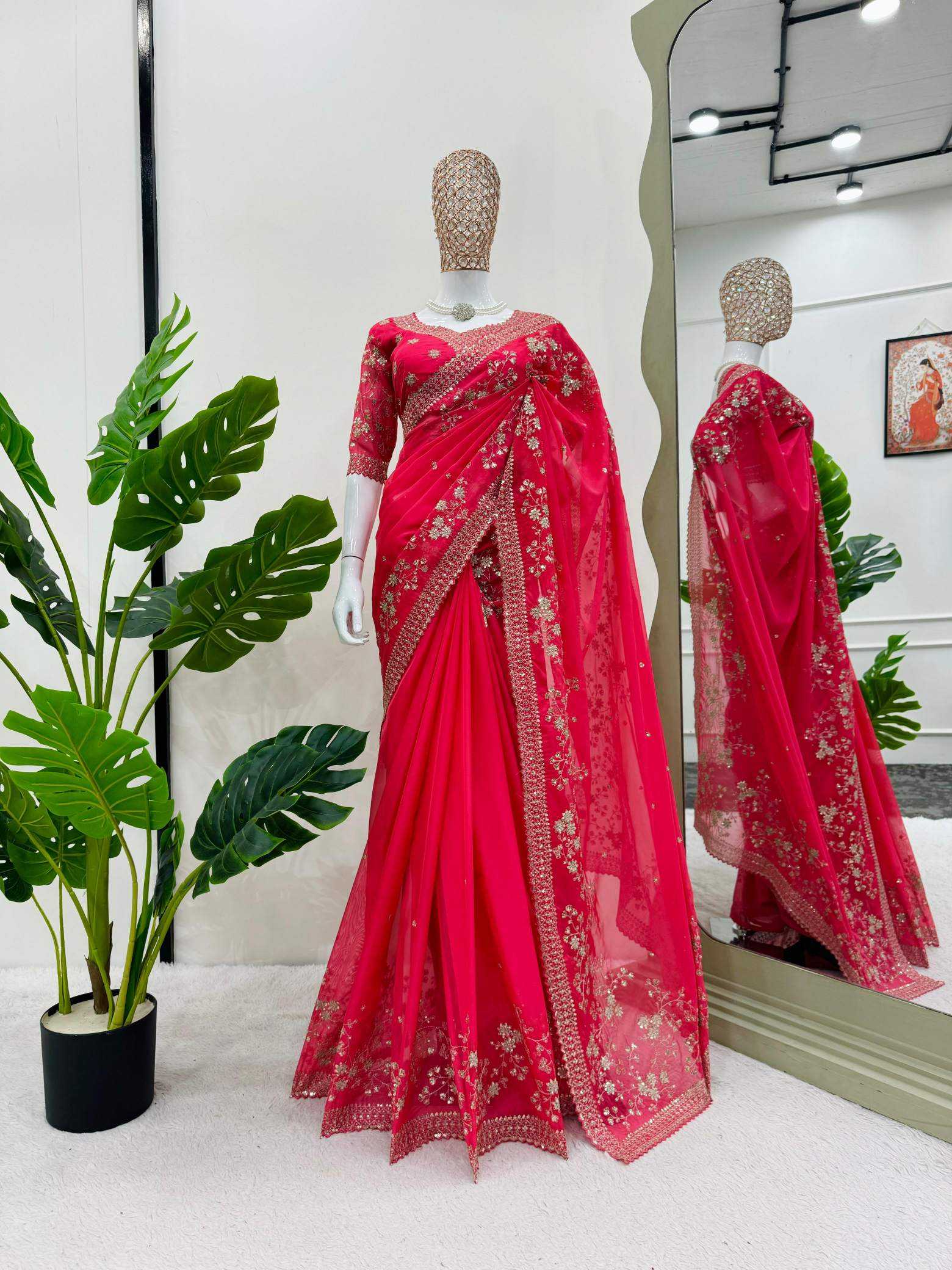 YNF Wholesale Tabby Silk Designer Silk Sarees  | Surat Manufacturer