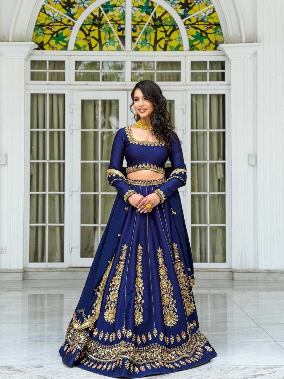 YNF Wholesale Chinon Fancy Lehenga  | Surat Manufacturer