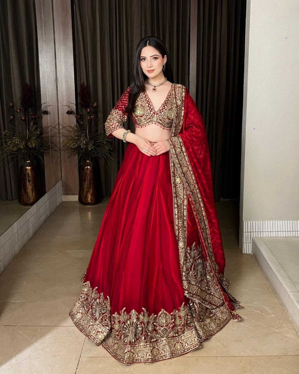 YNF Wholesale Chinon Fancy Lehenga  | Surat Manufacturer