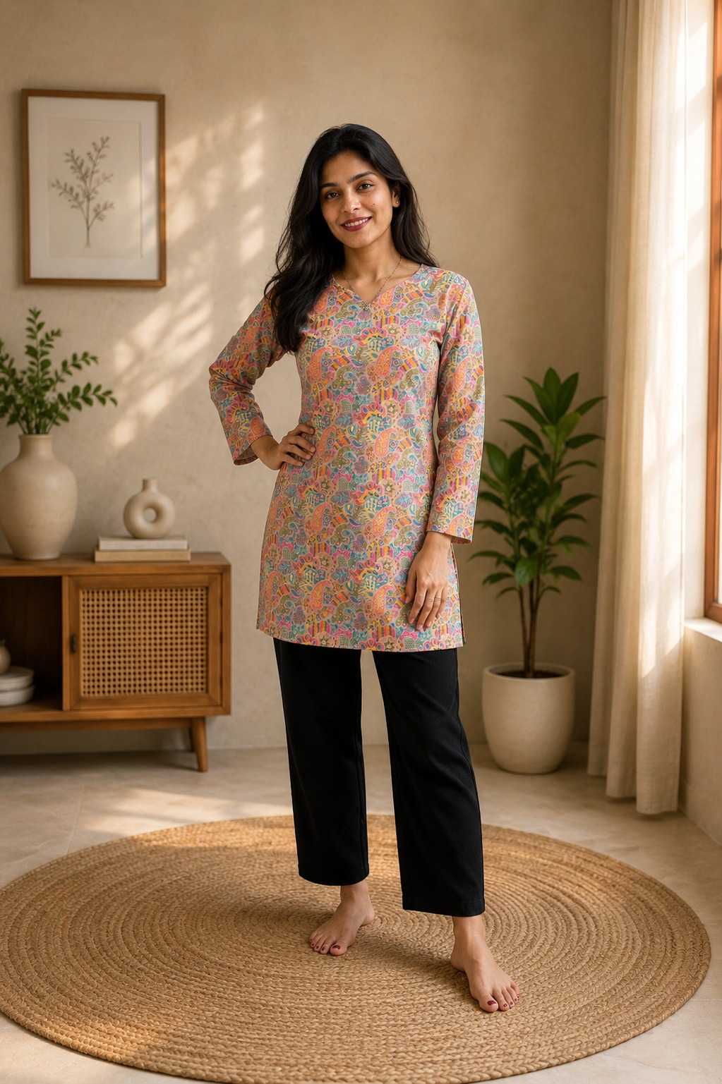 YNF Wholesale Heavy Rayon Printed Kurtis  | Surat Manufacturer