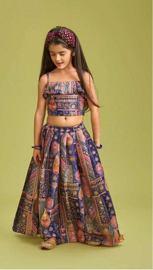 YNF Wholesale Silk Kids Lehenga  | Surat Manufacturer