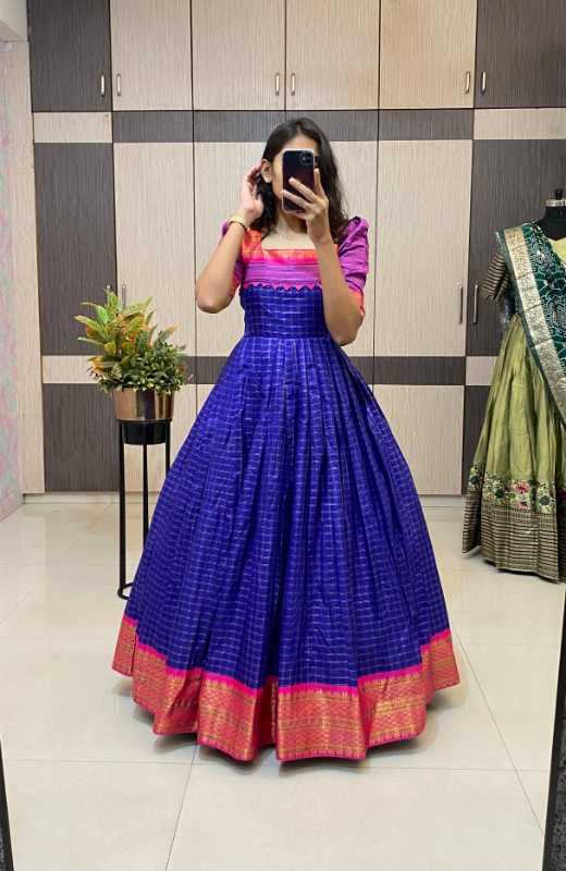 YNF Wholesale Cotton Fancy Gowns  | Surat Manufacturer