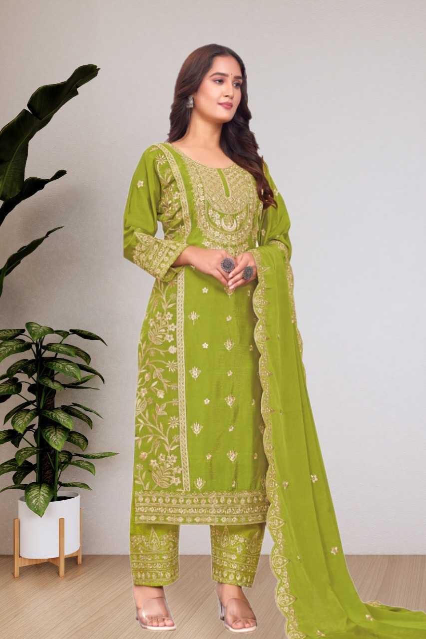YNF Wholesale Chinon Embroidery Suits KESH108 880 | Surat Manufacturer