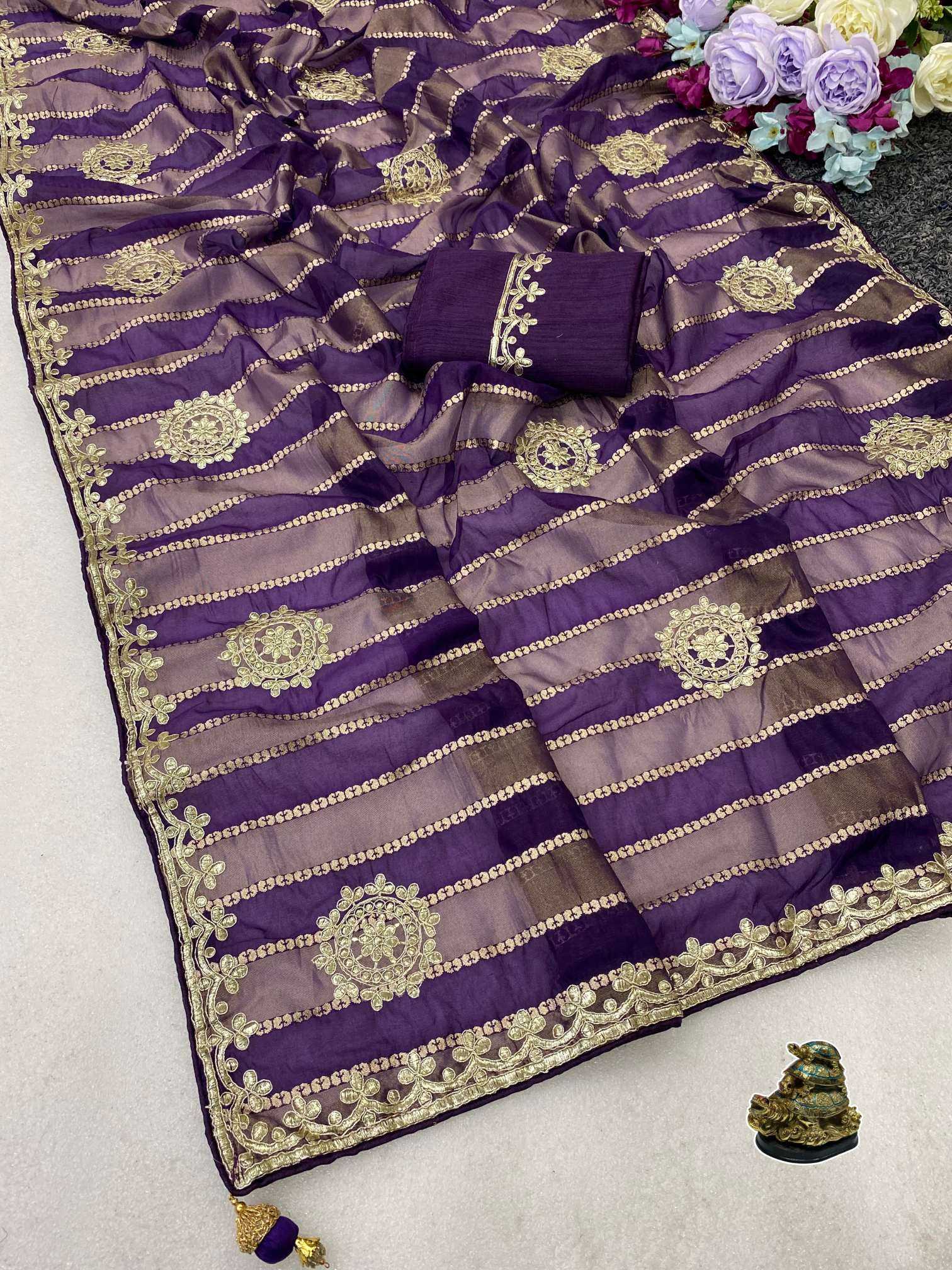 YNF Wholesale Tissue Designer Sarees KESH125 Anayika | Surat Manufacturer