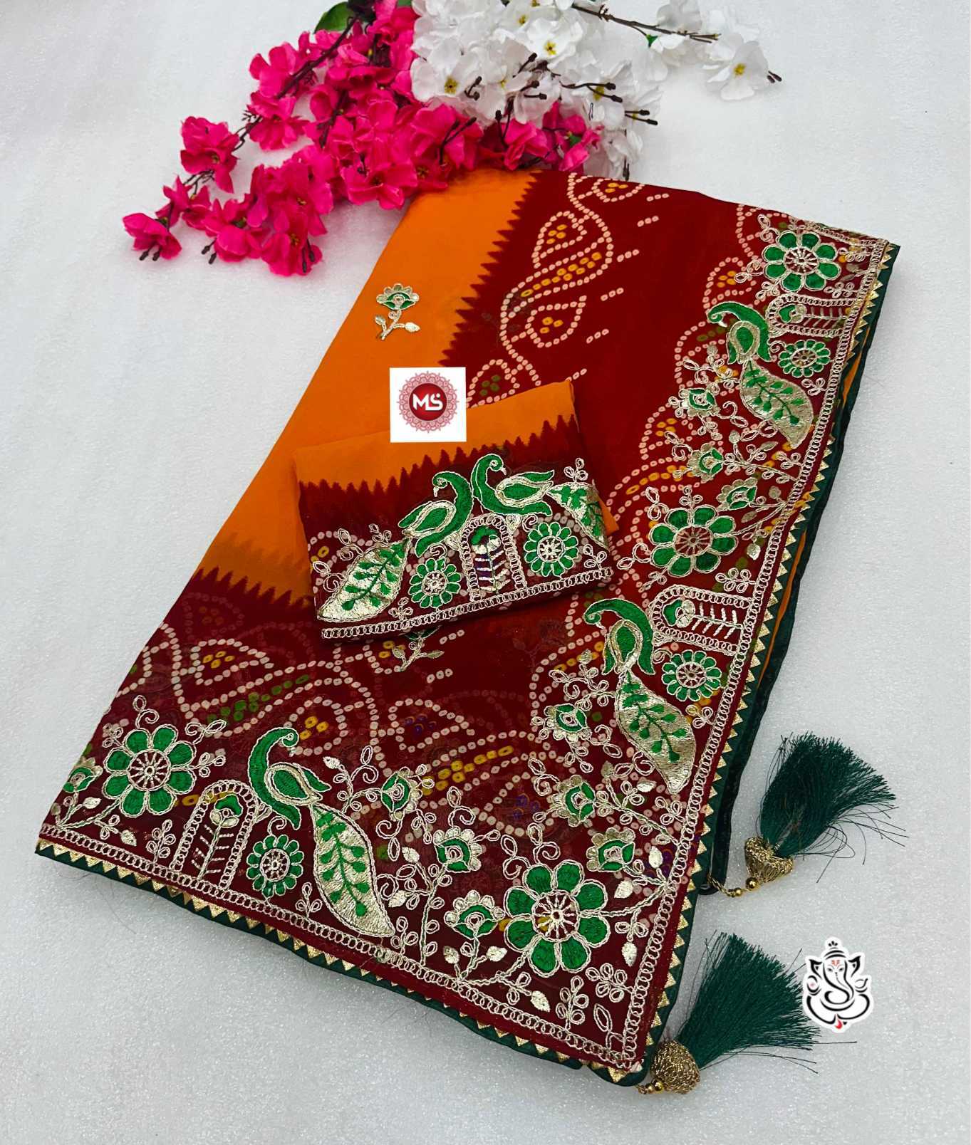 YNF Wholesale Georgette Georgette Sarees KESH125 Ashvarya | Surat Manufacturer