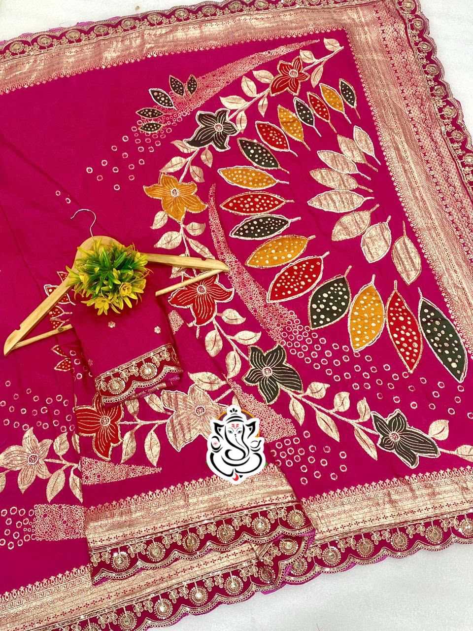 YNF Wholesale Dola Silk Dola Silk Sarees KESH125 Dola Handwork | Surat Manufacturer