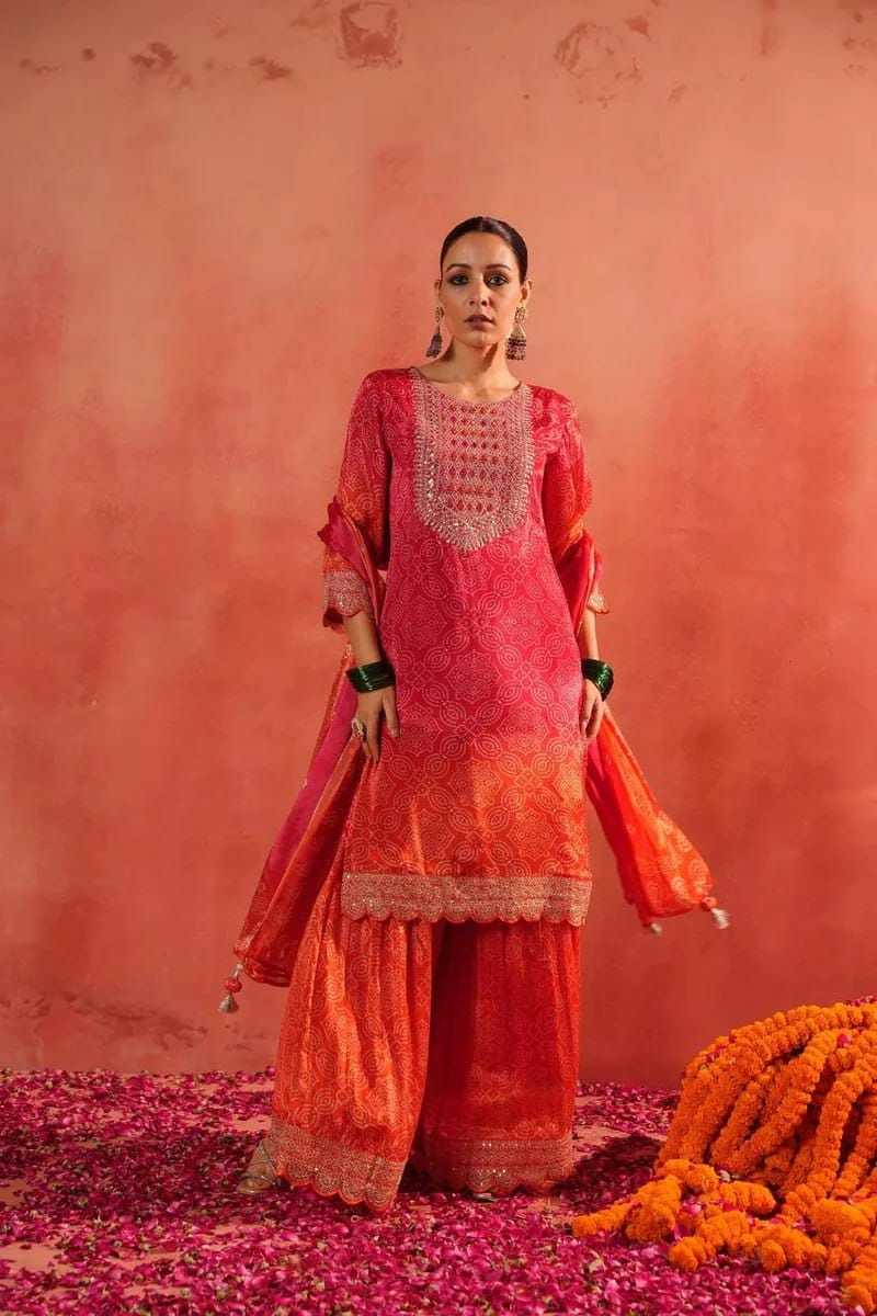YNF Wholesale Chinon Silk Printed Suits  | Surat Manufacturer