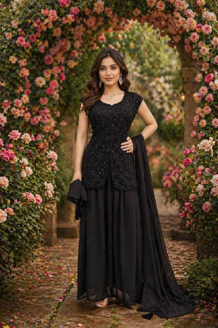 YNF Wholesale Faux Georgette Sharara Salwar Suits  | Surat Manufacturer