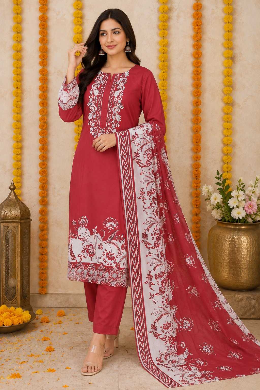YNF Wholesale Cotton Printed Suits  | Surat Manufacturer