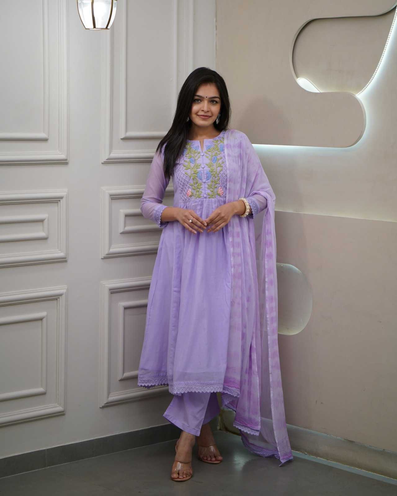 YNF Wholesale Georgette Embroidery Suits  | Surat Manufacturer