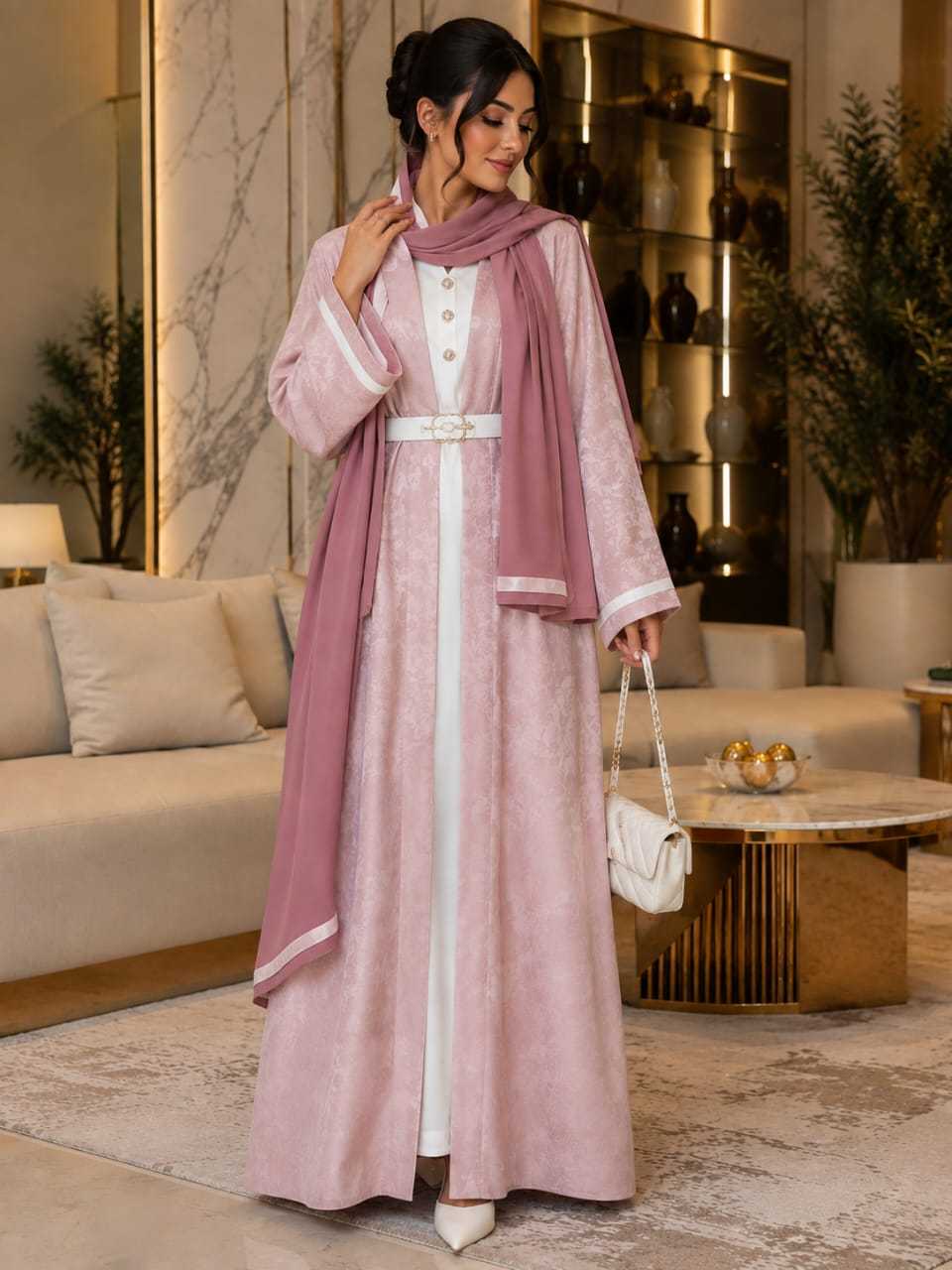 YNF Wholesale Imported Abaya KESH130 Archana | Surat Manufacturer