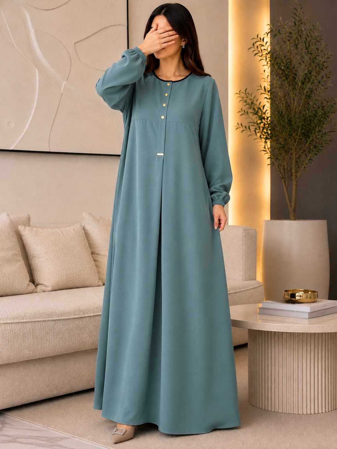 YNF Wholesale Fancy Abaya KESH130 | Surat Manufacturer