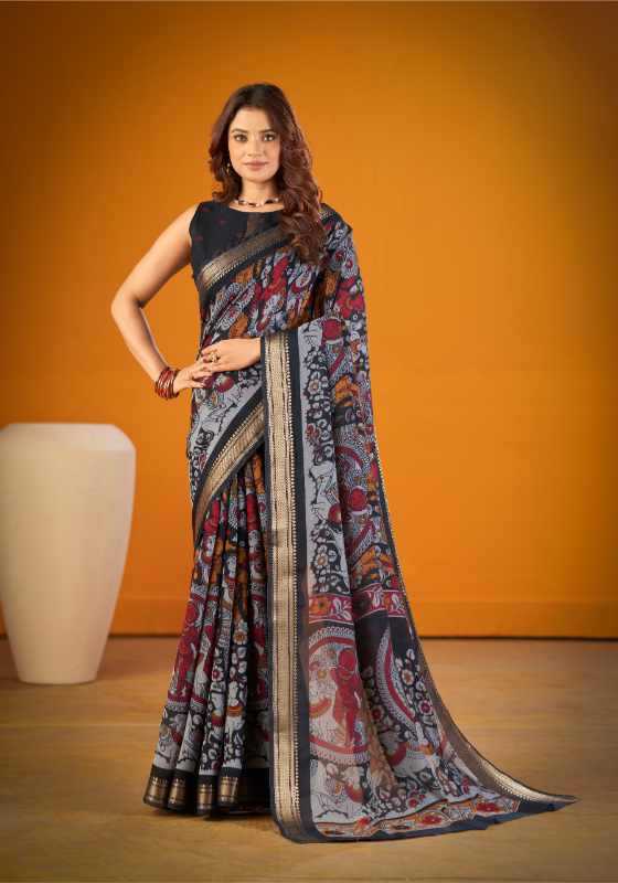 YNF Wholesale Viscose Printed Sarees KESH134 7300 | Surat Manufacturer