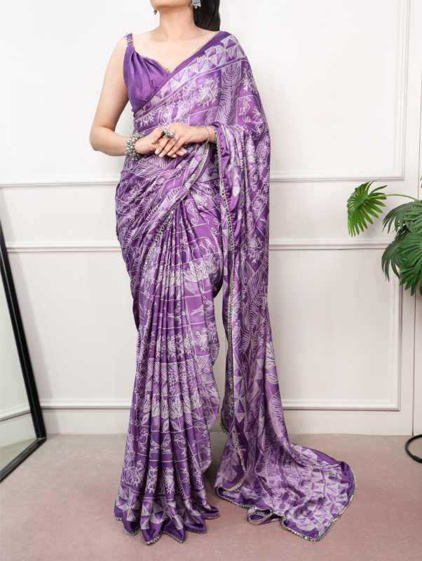 YNF Wholesale Satin Silk Mirror Work Saree KESH134 7403 | Surat Manufacturer