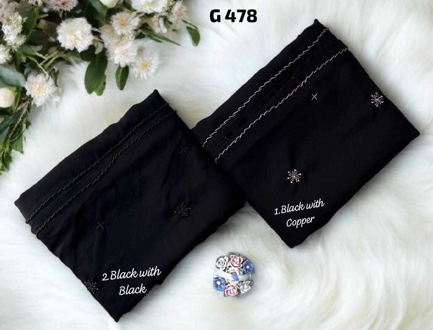 YNF Wholesale Premium Nida Abaya KESH135 478 | Surat Manufacturer