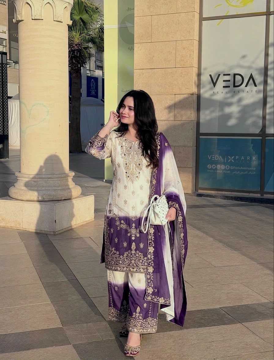 YNF Wholesale Georgette Palazzo Suit  | Surat Manufacturer