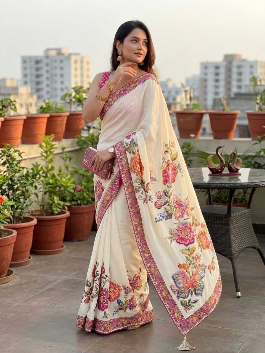 YNF Wholesale Chinon Silk Designer Silk Sarees  | Surat Manufacturer