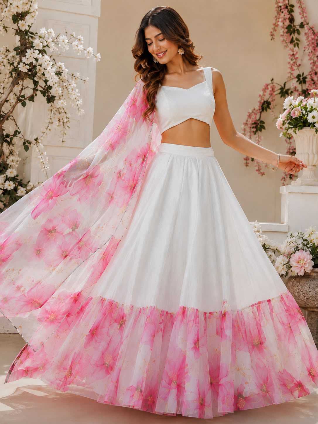 YNF Wholesale Organza Silk Designer Lehenga  | Surat Manufacturer