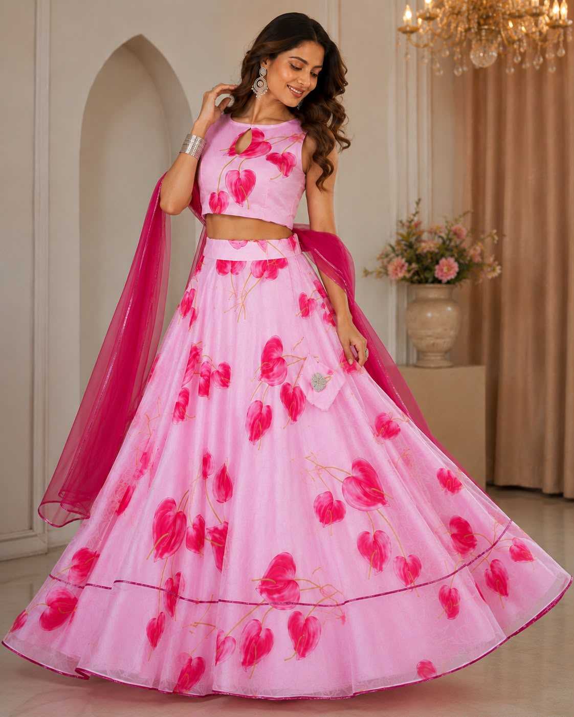YNF Wholesale Organza Silk Designer Lehenga KESH154 37 | Surat Manufacturer