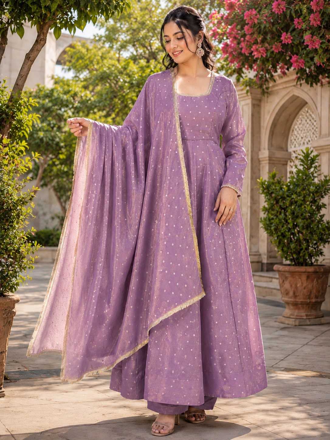 YNF Wholesale Dull Moss Fancy Gowns  | Surat Manufacturer