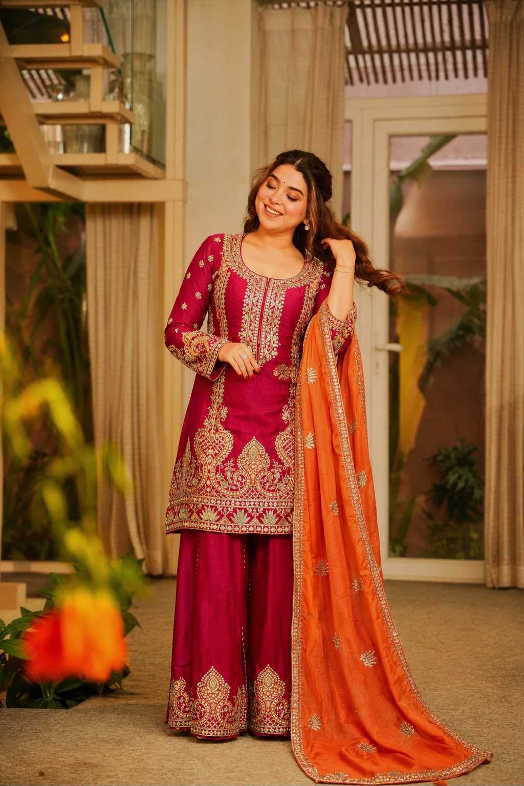 YNF Wholesale Chinon Silk Embroidered Kurtis KESH159 538 | Surat Manufacturer