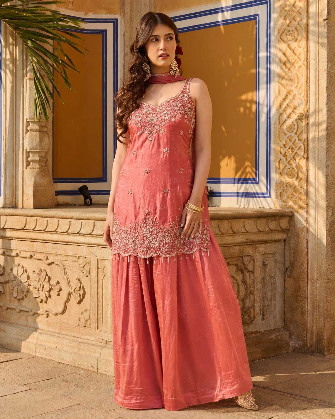 YNF Wholesale Pure Silk Embroidered Kurtis KESH159 634 | Surat Manufacturer