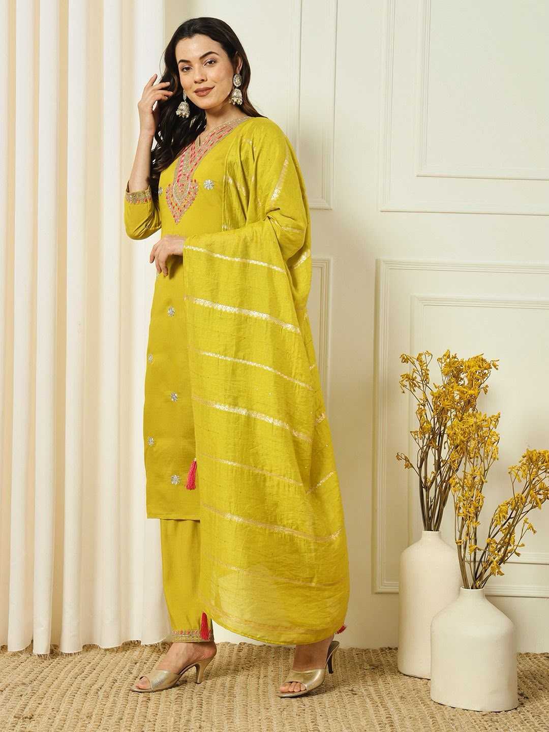 YNF Wholesale Heavy Roman Silk Party Wear Kurtis  | Surat Manufacturer