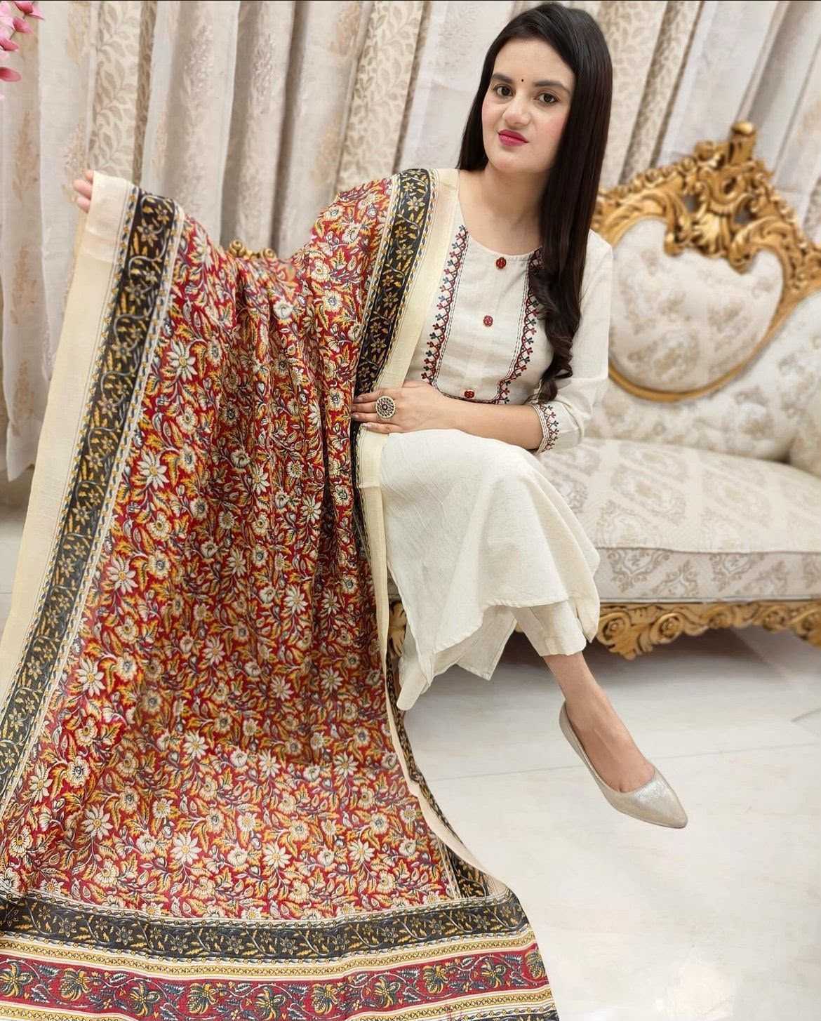 YNF Wholesale Cotton Designer Kurtis  | Surat Manufacturer