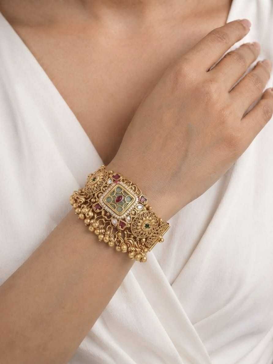 YNF Wholesale Brass Antique Bangles  | Surat Manufacturer