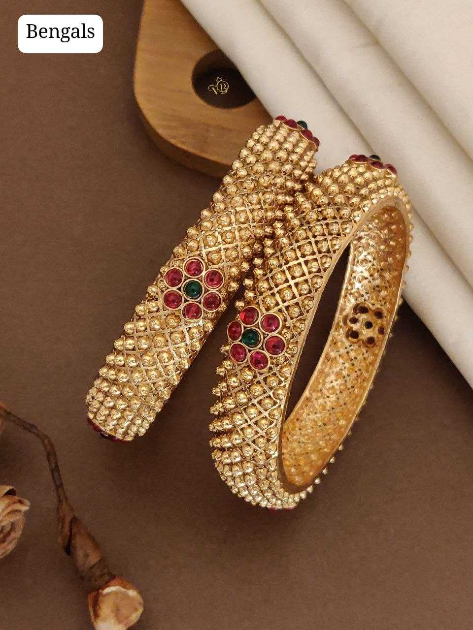 YNF Wholesale Brass Antique Bangles  | Surat Manufacturer