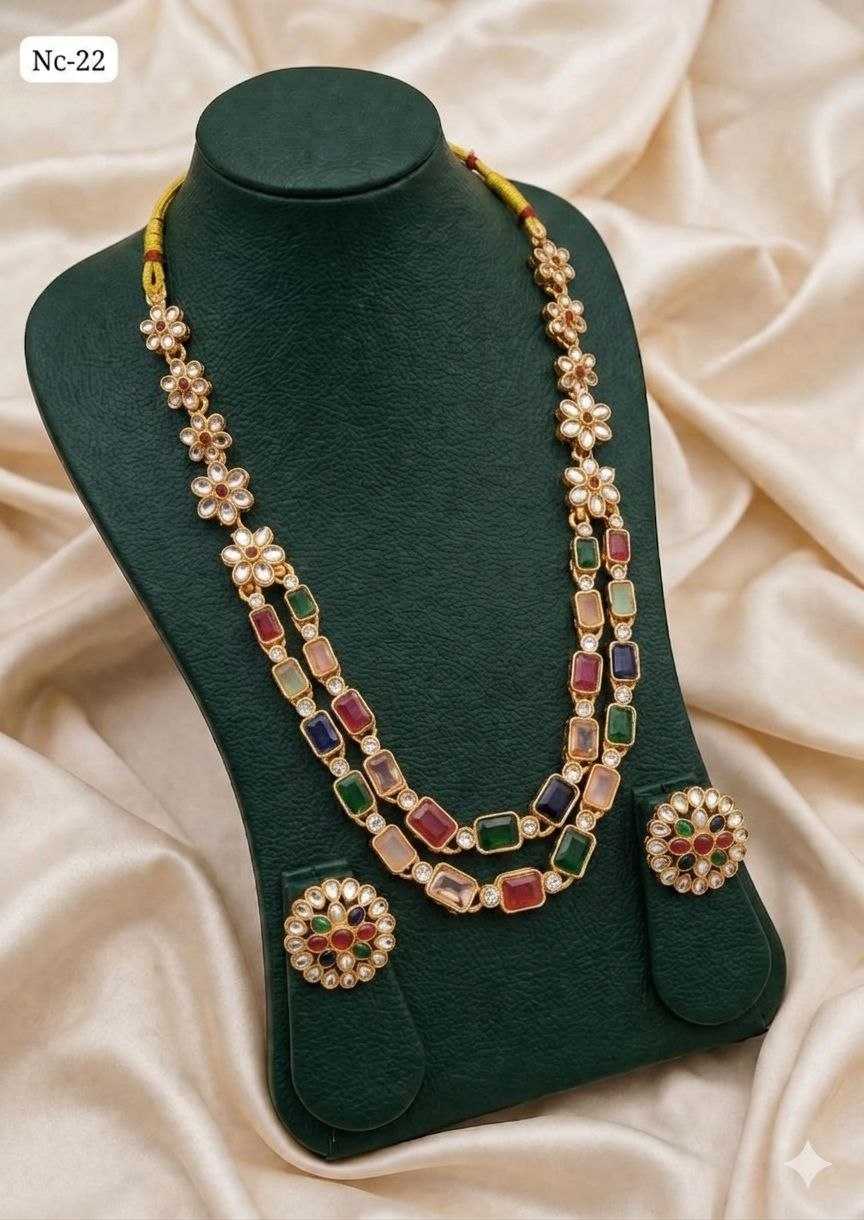 YNF Wholesale Brass Fancy Mala Necklaces  | Surat Manufacturer