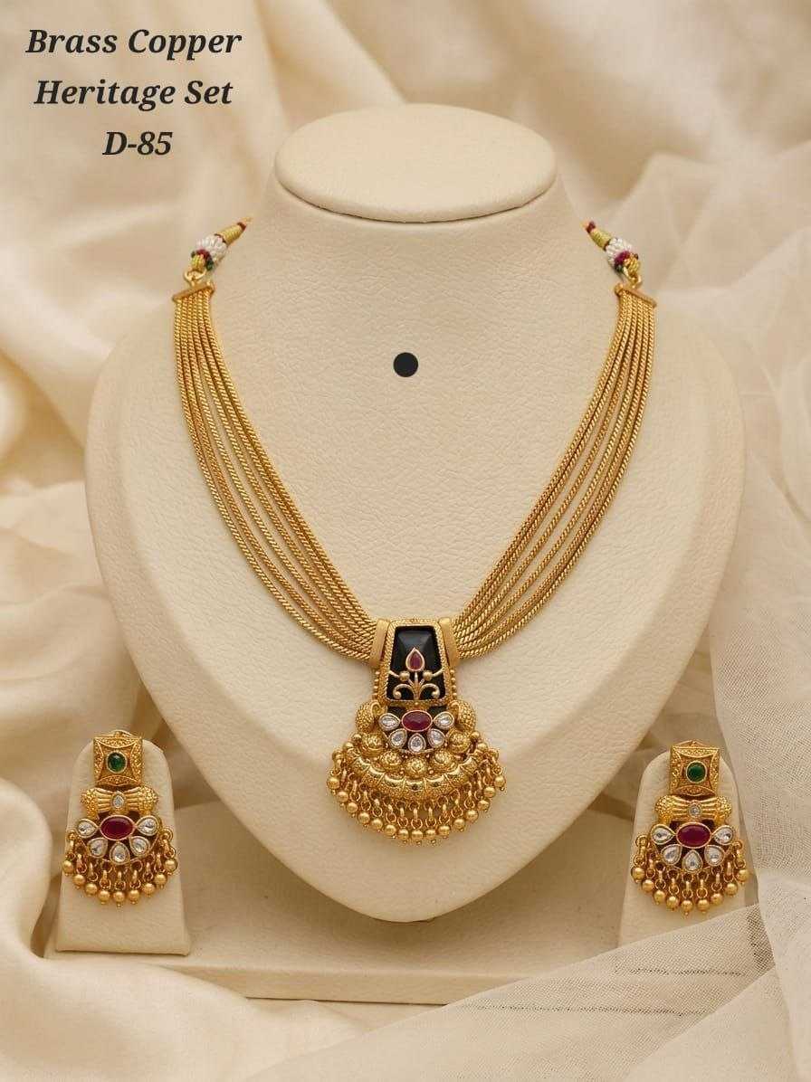 YNF Wholesale Brass Fancy Mala Necklaces  | Surat Manufacturer