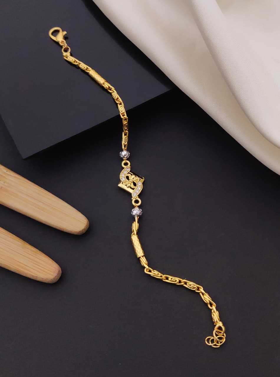 YNF Wholesale Brass Golden Bracelet  | Surat Manufacturer