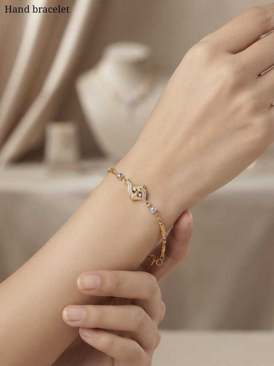 YNF Wholesale Brass Golden Bracelet  | Surat Manufacturer