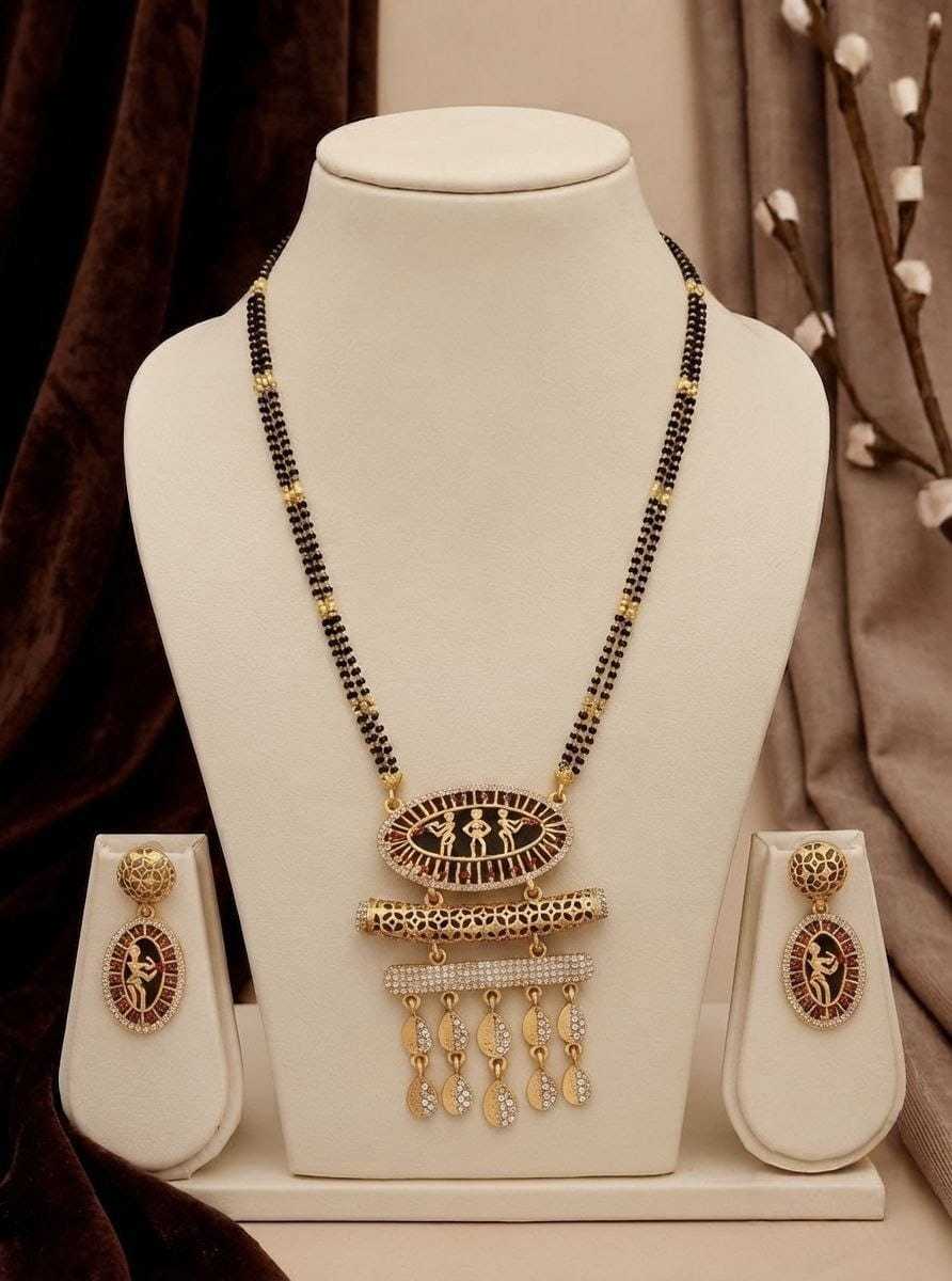 YNF Wholesale Brass Mangalsutras KESH164 | Surat Manufacturer 24
