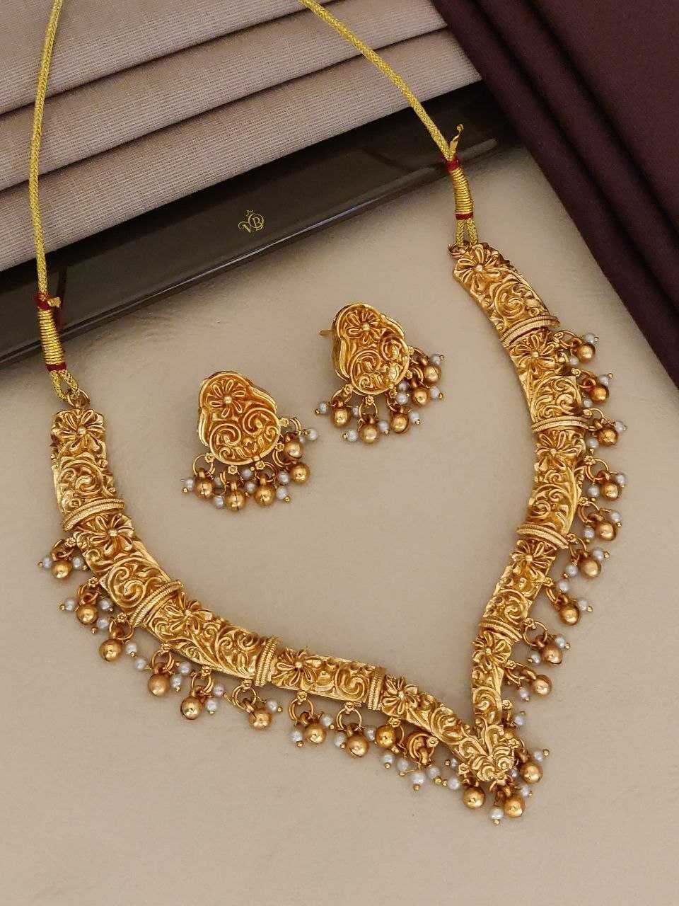 YNF Wholesale Brass Necklaces Set  | Surat Manufacturer
