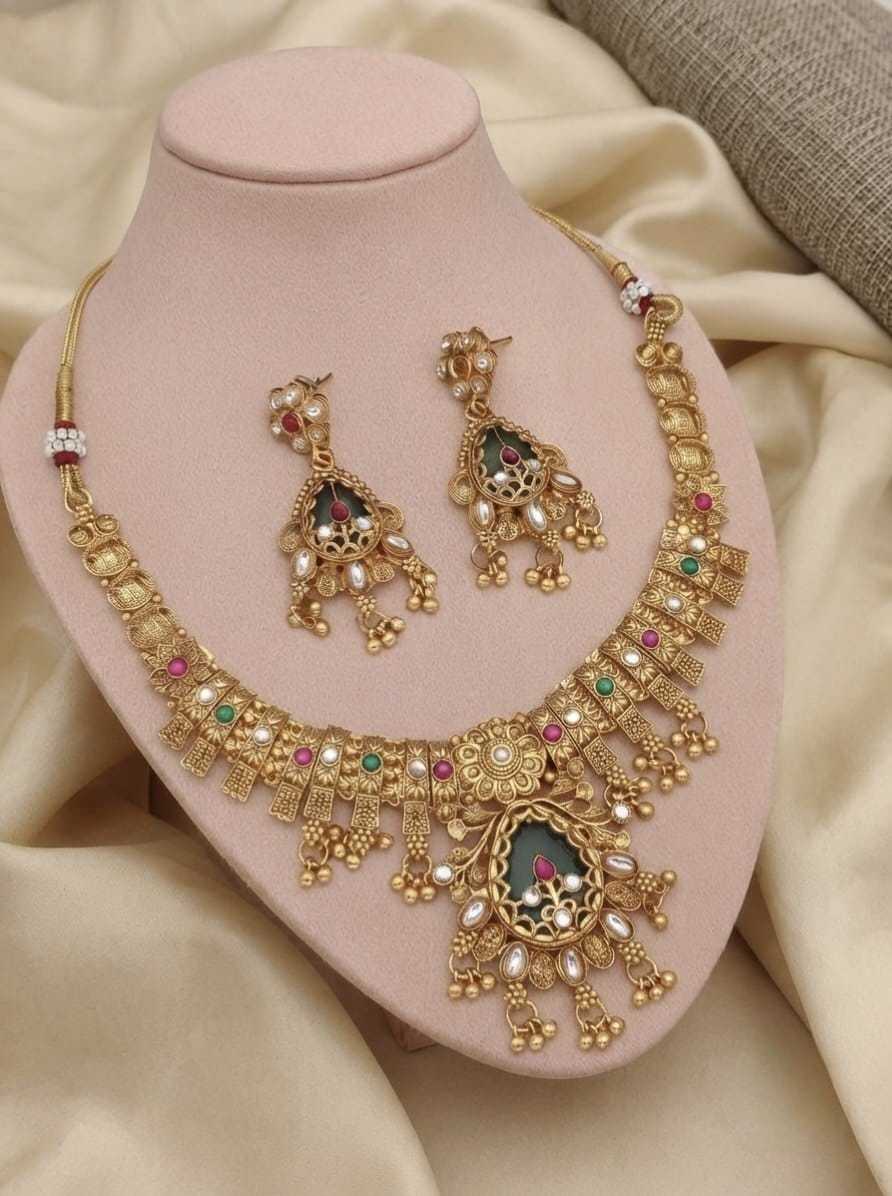 YNF Wholesale Brass Necklaces Set  | Surat Manufacturer
